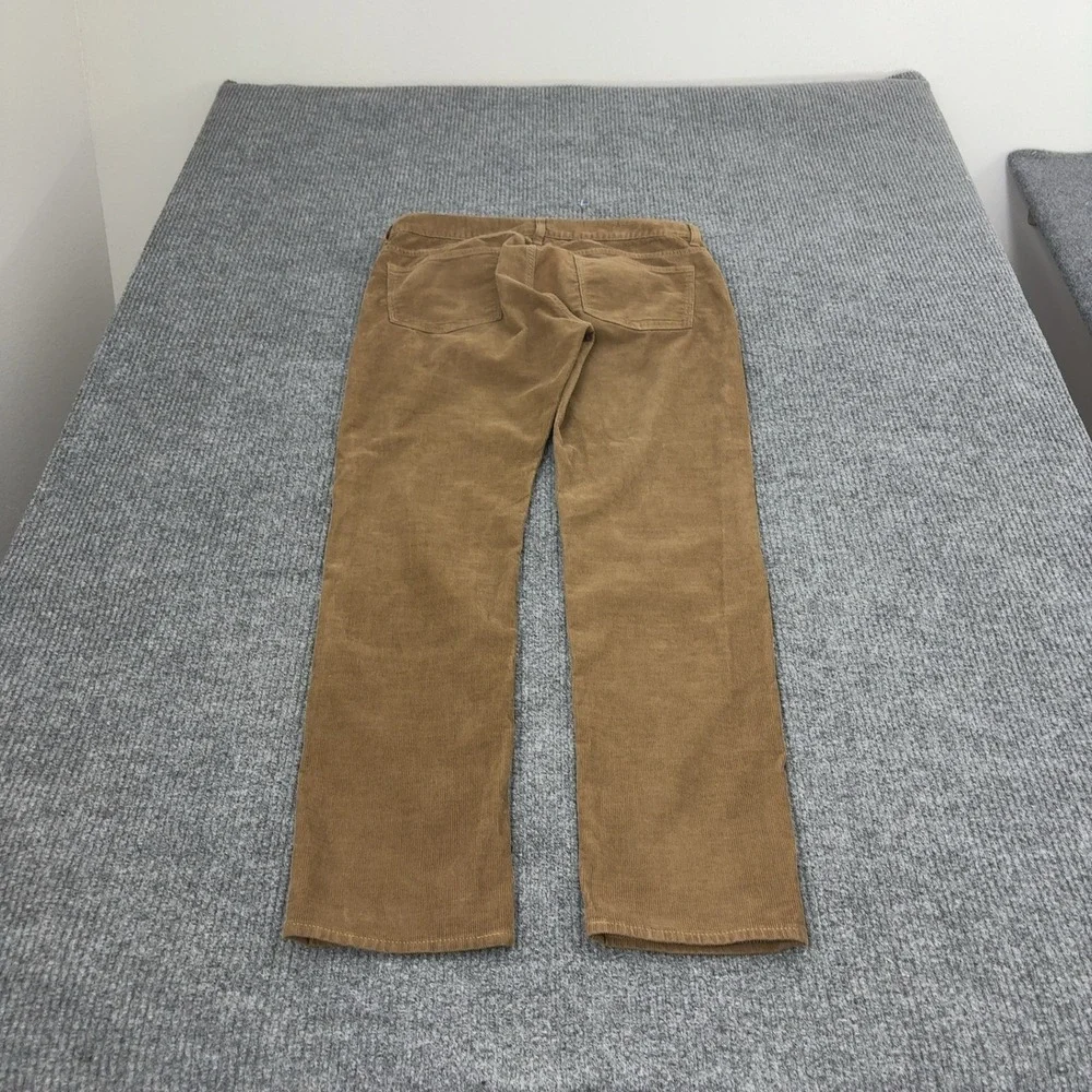 J Crew Pants Mens 33 Brown Cotton Corduroy 484 Slim Casual Preppy